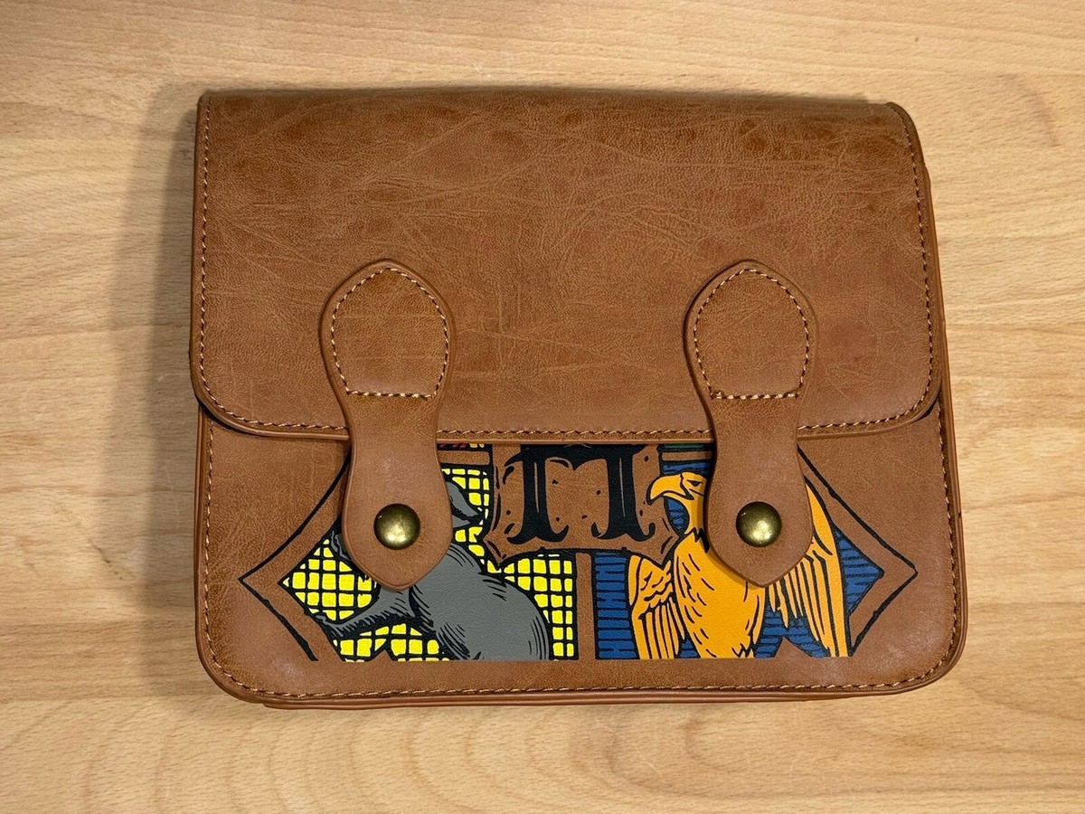 TYPO Harry Potter Saddle Satchel Crossbody Bag PurseHogwarts Houses EUC No  Strap