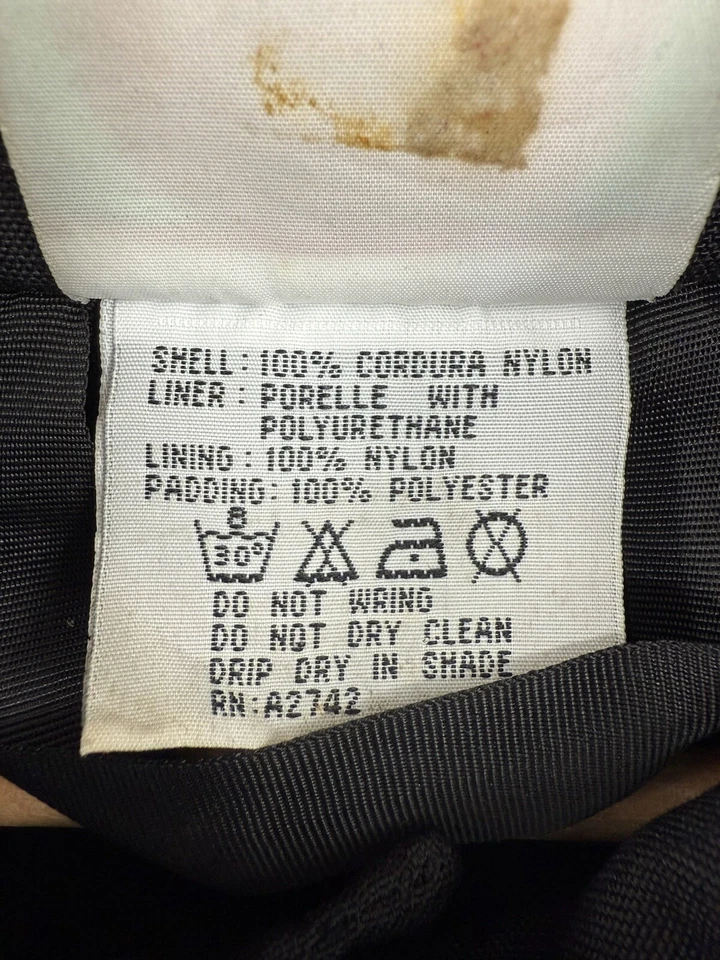 Chaqueta de invierno negra mediana Belstaff England vintage para hombre abrigo forro motocicleta Foto 4 de 4