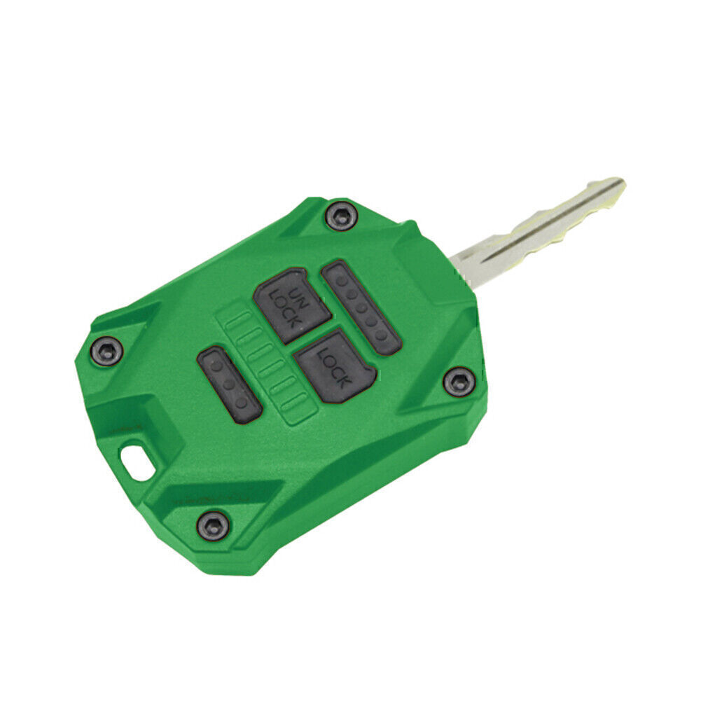 1 Pcs New Green ABS Car Key Fob Shell Case Cover For Jeep Wrangler JK ...