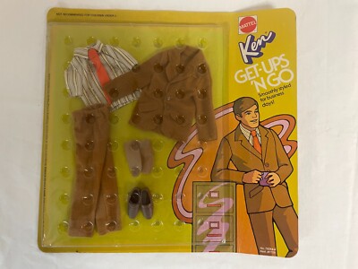 Ken # 7838 Get Ups ´n Go vintage very rare OVP Barbie Buisness outfit Korea 1973