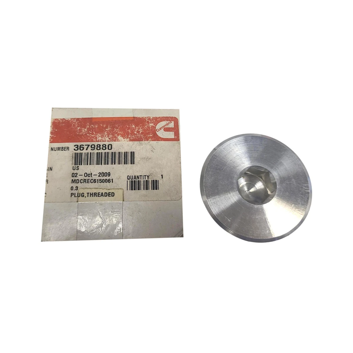 OEM CUMMINS PLUG,THREADED 3679880 | eBay