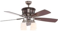 Garrison 52 In. Gunmetal Indoor Ceiling Fan Reversible Blades Home House Decor Garrison 52 In. Gunmetal Indoor Ceiling Fan Reversible Blades Home House Decor