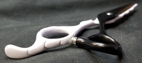 Vocoste Stainless Steel Professional Hair Cutting Scissors Black & White - Picture 6 of 7