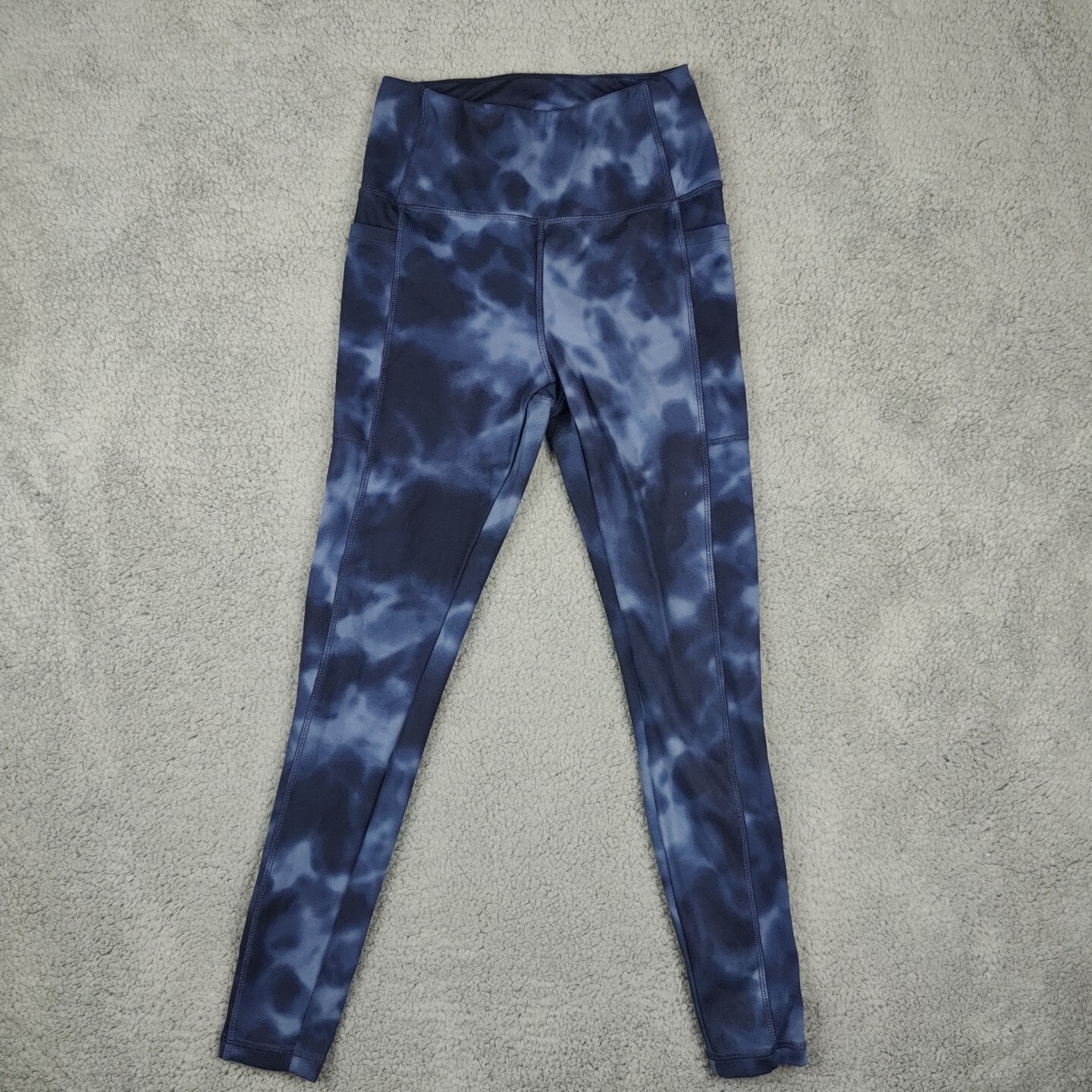 Danskin yoga pants Excercise Workout  Pants Leggins Blue Womens Small-image