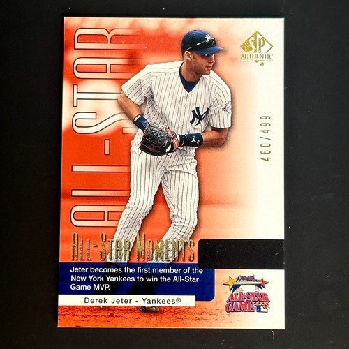 Derek Jeter All-Star Moments Silver /499 SP Authentic #172 Yankees 2004