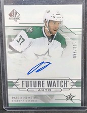 14-15 UD SP Authentic Future Watch Autograph #270 PATRIK NEMETH /999