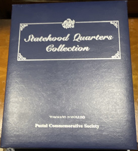 Postal Commemorative Society Statehood Quarters Collection Binder Album Folder