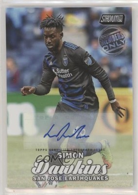 2017 Topps Stadium Club MLS Members Only Auto 4/20 Simon Dawkins #45 Auto 0c3