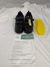 New Apex Black Shoes Double Strap Mens 11 X-Wide