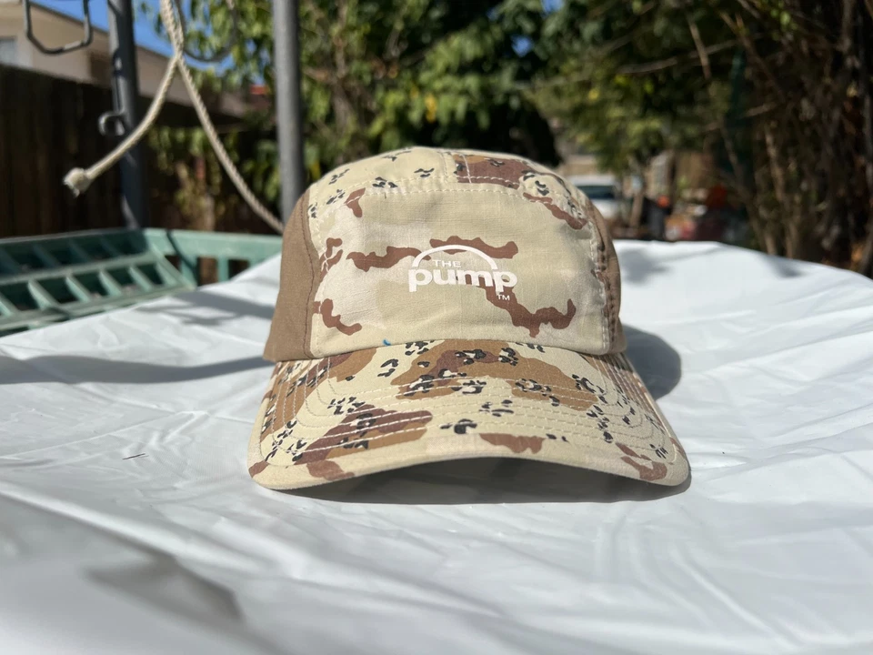 Gorra de béisbol Reebok Classic THE PUMP camuflada de 5 paneles gorra ajustable Mezcla de algodón talla hombre Foto 2 de 4