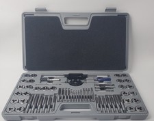 60 Piece Metric and Standard Tap and Die Set in Plastic Case
