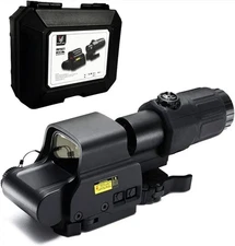 558 Green/Red Dot Holographic Reflex Sight and G33 3X Magnifier QD Mount Combo