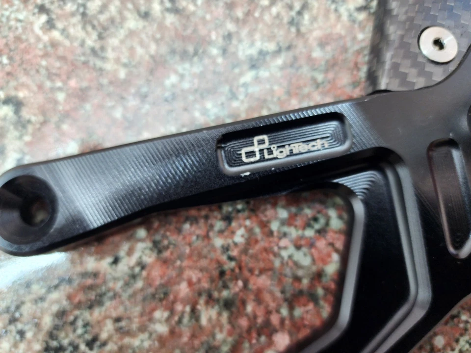 2015-2025 Yamaha YZF-R1 LighTech R Series Rearsets Carbon Heel Guards Track Race - Image 3 of 4