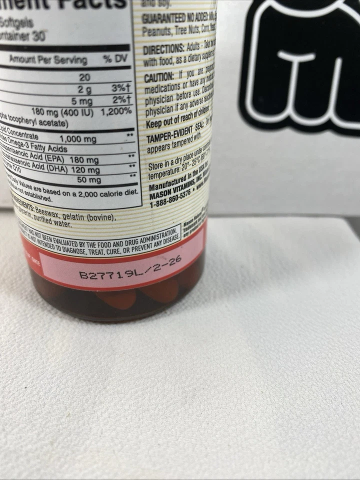 Heart Trio, CoQ10, E & Fish Oil, 60 cápsulas blandas exp. 02/26 entrega gratuita Foto 3 de 4
