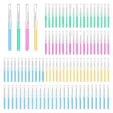 100Pcs Interdental Brushes for Braces, Orthodontic Flossers for Braces Cleaning