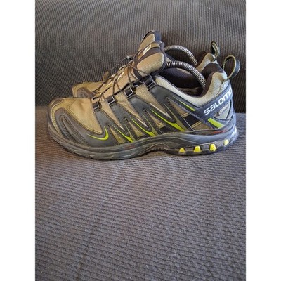 Salomon XA Pro 3D GTX Mens Trail Running Shoes Olive Green Gore-Tex Size 10