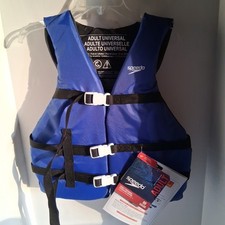 Speedo Life Vest Jacket PFD for Adults Unisex Type III Universal Fit,