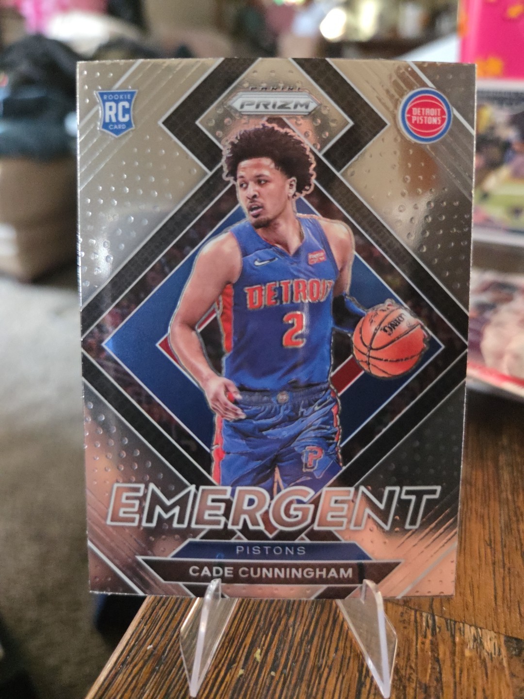 2021-22 Panini Prizm - Emergent Cade Cunningham #22 Silver Prizm (RC)