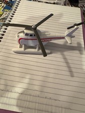 Thomas and Friends Harold Military Helicopter Diecast ERTL 2002 White Gray Red