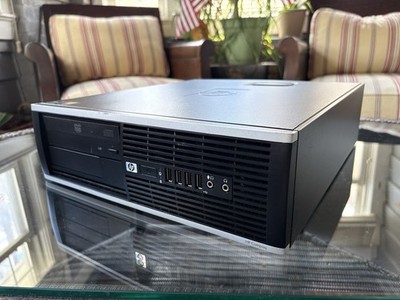 HP Compaq SFF Desktop PC Black Office Optical Drive VGA/DP USB 2.0 Serial PS/2