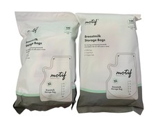 2 Medical Breastmilk Storage Bags 100Ct 8 oz Single Use Breast Milk Sealed Motif