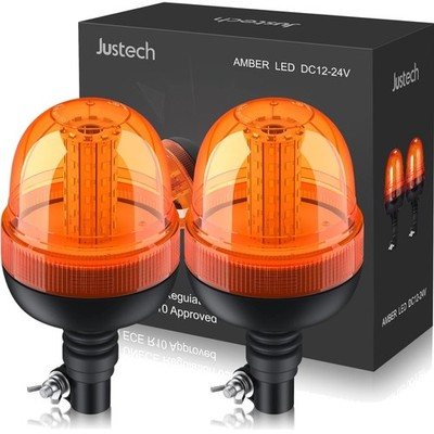 V/24V Blinkleuchte Staubdicht 3 Beleuchtungsmodi Rotating Flash Beacon