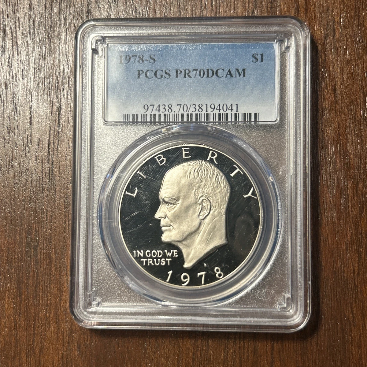 アメリカ　銀貨 1978-S アイゼンハワーシルバーダラーMS68 PCGS アメリカ 銀貨 1978-S アイゼンハワーシルバーダラーMS68 PCGS 1978-S