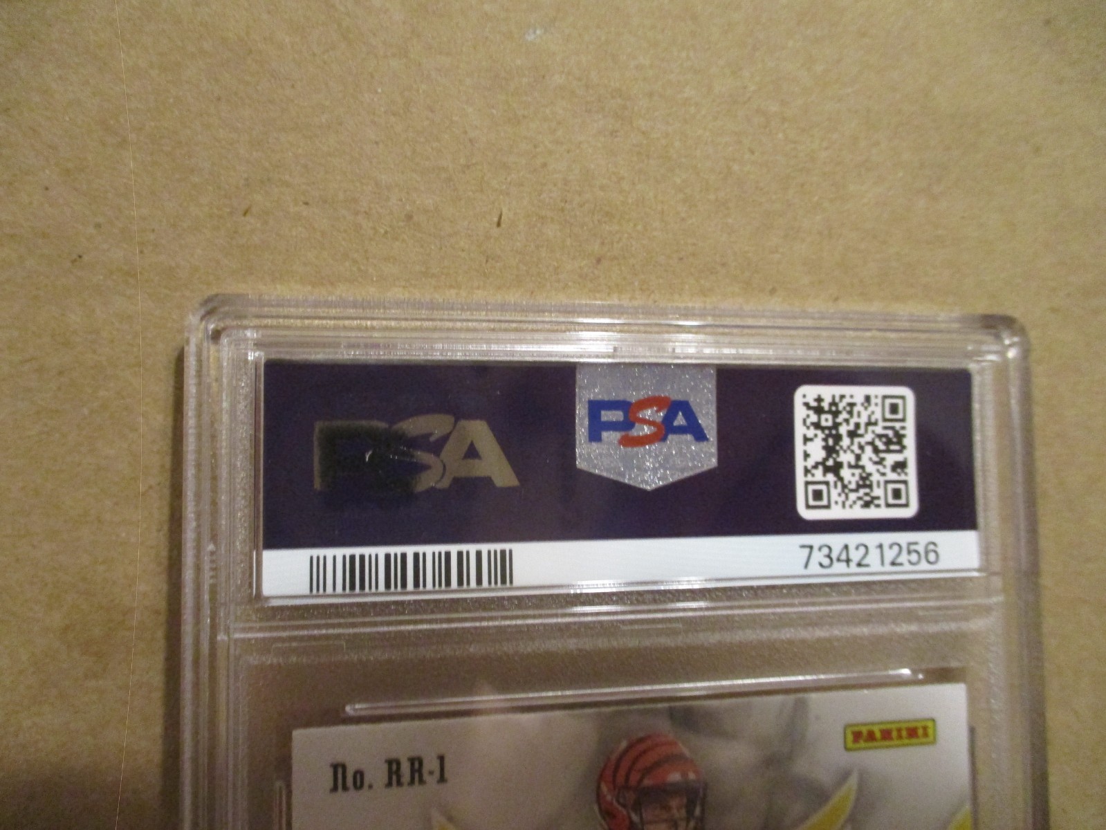 2020 PANINI PHOENIX JOE BURROW ROOKIE RISING #RR-1 ROOKIE RC PSA 10 GEM MINT view 10