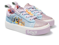 Bluey Toddler Girl Bluey  Bingo Slip-On Court Sneaker Sz 7 8 10 12 13 1 Toddler