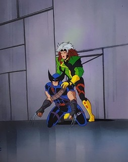 1995 X Men Animated Series Cartoon Wolverine Rogue Animation Cel Sanctuary Pt 2