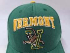 Desert Cactus University Of Vermont UVM Catamounts Baseball Hat - Adjustable Cloth Strap, Green, One Size - View #2