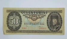 1986 Magyar Nemzeti Bank, Ungarn - 50 Forint HUF Banknote Seriennr. D062 050415