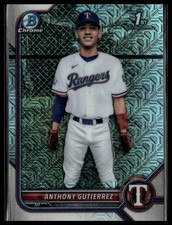2022 Bowman Chrome #BCP-160 Anthony Gutierrez Prospects Mojo Refractor