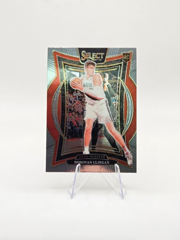 Donovan Clingan 2024-25 Panini Select RC Hobby Stock #69 Trail Blazers