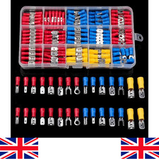 280PCS Assorted Electrical Wire Terminals Crimp Connectors Spade Insulated Kit