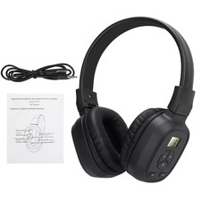 DC3V New Portable Wireless FM Radio Headset comes with AUX capabilities