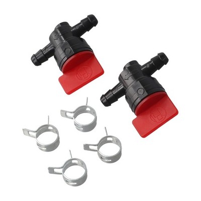 2x Set Inline gerade Kraftstoff Gas Absperrventile Baugruppe für Kleinmotoren Teil