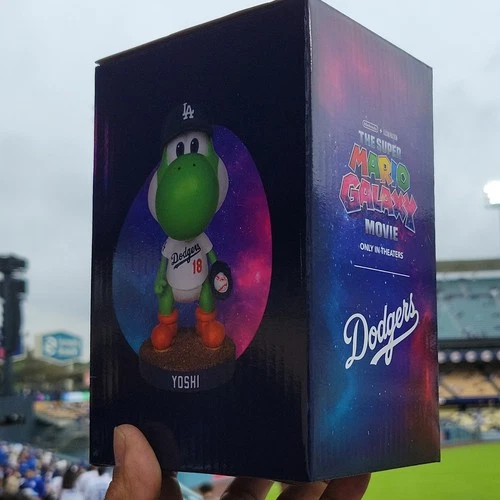 Nintendo Yoshi Dodgers Bobblehead The Super Mario Galaxy Movie Exclusive