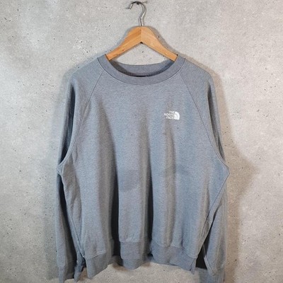 Vintage The North Face TNF Full Zip Sweatshirt Herren XL Grau Spellout Logo