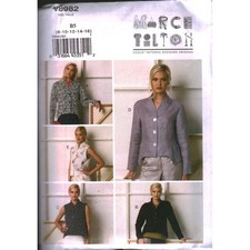 Vogue V8982 Marcy Tilton Designer Jacket Vest...