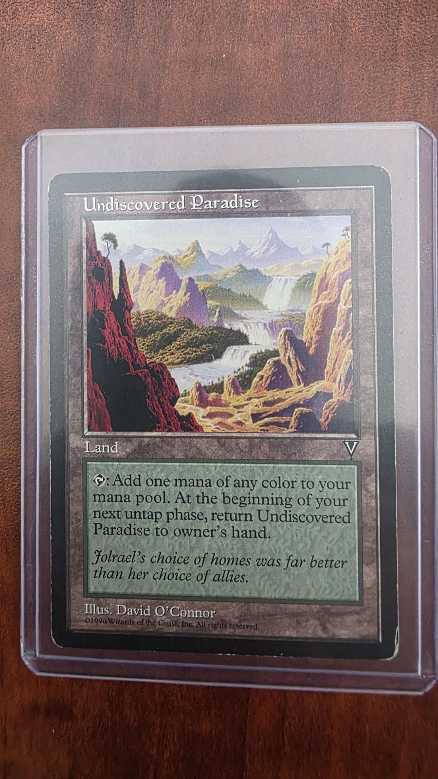 Undiscovered Paradise - 1997 ORIGINAL - MTG Visions Rare - Reserved List RL