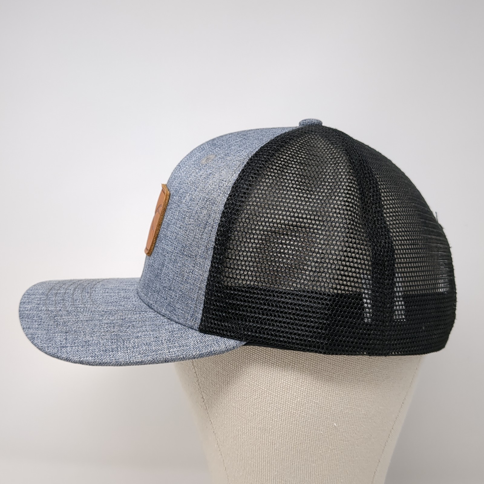 Fishing Hook Antler Leather Patch Snapback Trucke… - image 3