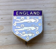 OLD ENGLAND  FOOTBALL ASSOCIATION 3 LIONS SHIELD BADGE