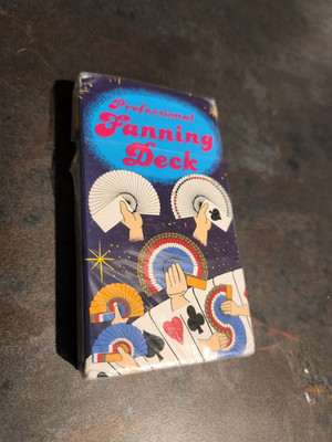 (LOT 230) Vintage Japanese Card Manipulation Magic Trick Fanning Deck By DP 