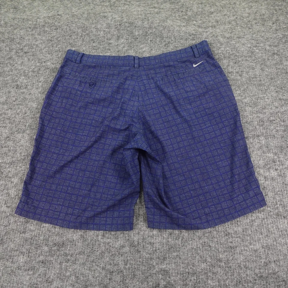 Pantalones Cortos de Golf Nike Para Hombres 40 Azul Cuadrícula Tour Rendimiento Dri-FIT Elastizados Atléticos Foto 2 de 4