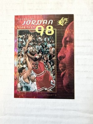 1999-00 Upper Deck SPx Decade of Jordan Michael Jordan J9 ''98''