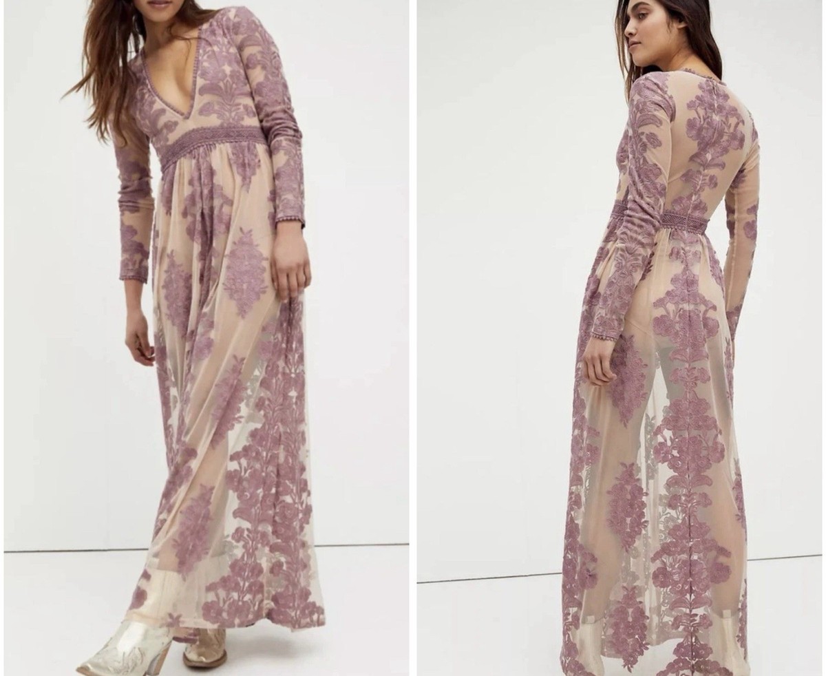 Free People For Love & Lemons Temecula Maxi Sheer Embroidered Dress Size S Pink | eBay Free People For Love & Lemons Temecula Maxi Sheer Embroidered Dress Size S Pink | eBay
