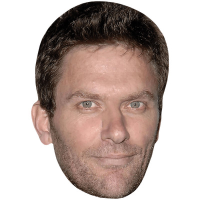 Nick Bateman (Stubble) Celebrity Mask, Flat Card Face, Fancy Dress Mask