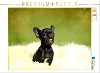 Calvendo Puzzle Cute Puppy | 1000 Pieces, Finished Size 25.2 × 18.9 In (64 × 48