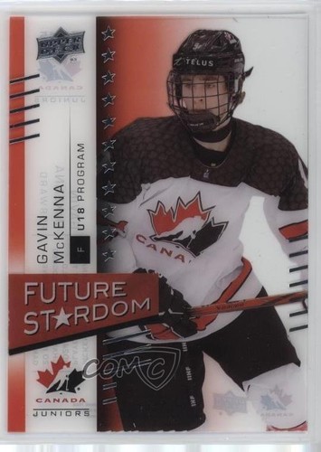 Gavin McKenna [Red] #FS-45 2024 Upper Deck Team Canada Juniors Future Stardom card
